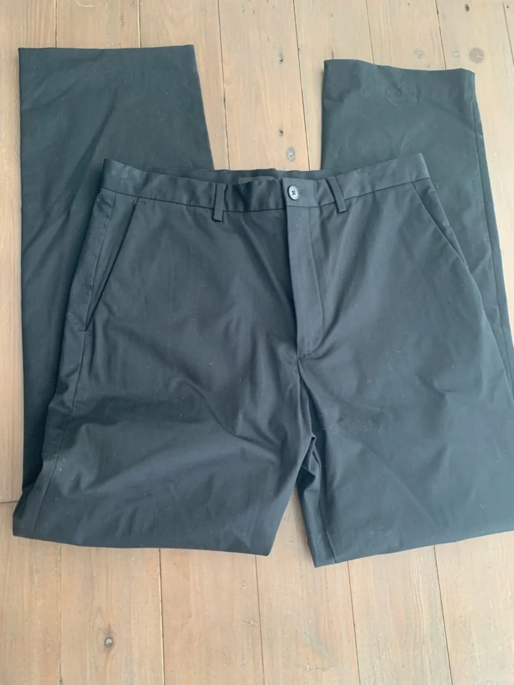 Theory Mens Laurence Precision Twill pant trousers black NWT